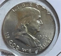1962 Franklin Half Dollars