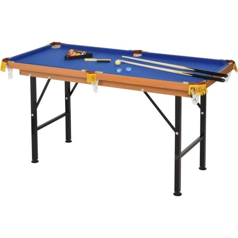 New 55" Portable Folding Billiards Pool Table