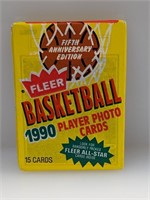 1990 Fleer Basketball Player Photo Card Pack