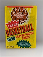 1990 Fleer Basketball Player Photo Card Pack