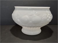 Milk Glass Punch Bowl