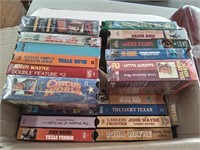 Vintage VHS Movies Box Lot