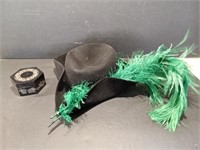 Royal Biltmore Hat and Black Trinket Box