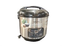 KRUPS Stainless Steel 10-Cup Programmable Rice Coo