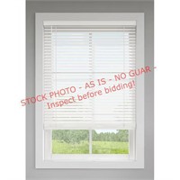 Levolor trim+Go 23x64WH white faux blinds(bidx2)