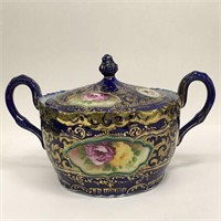 Hand Painted Porcelain Covered Tureen