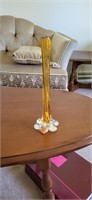 Vintage glass vase 12"h