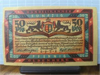 1921 German banknote