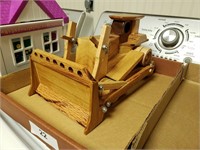 Wood Toy Bulldozer