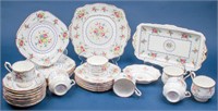 Royal Albert Petit Point China Tea Cups & Plates