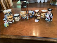 Lot of occupied Japan face mugs