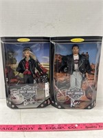 (2) Limited Edition Harley Davidson Barbies