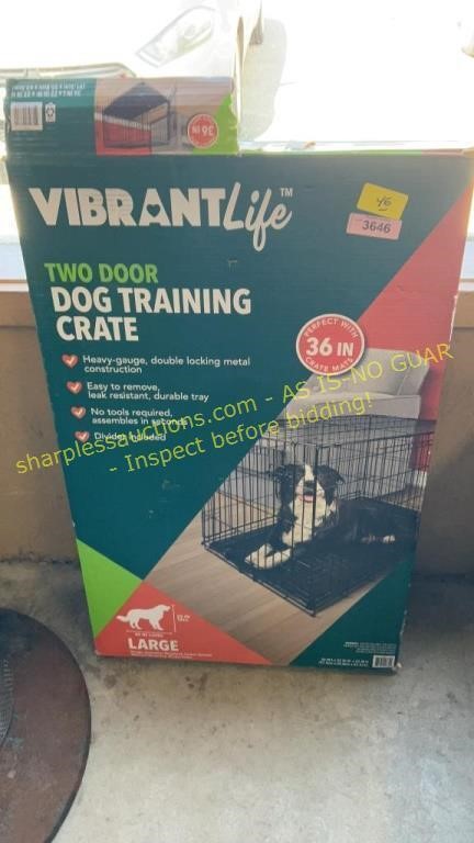 Vibrant life dog crate