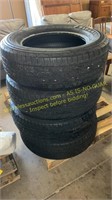 4 Firestone 235/65R17 tires no rims