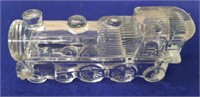 Antique Glass Train Candy Container, has small