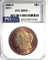 1880-S Morgan MS67+ DMPL LISTS $18000