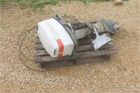 JOHNSON 25HP OUTBOARD MOTOR WITH CONTROL BOX,