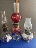 Set 4: 3 Miniature Lamps