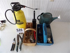 Trimmers, Sprayer, Watering Can, Sm Box Trap