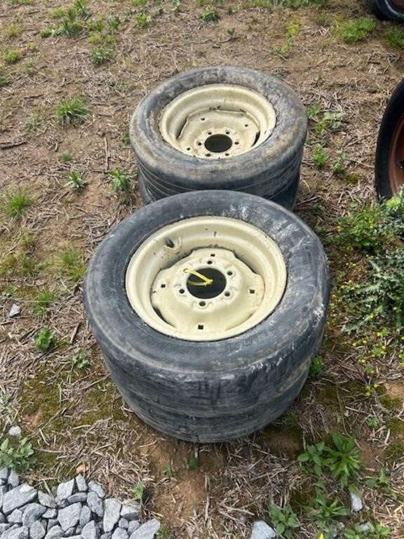Set of (4) 16 inch Implement Wheels & Tires