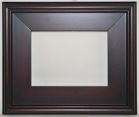 PLEIN AIR MAHOGANY FINISH PAINTING FRAME