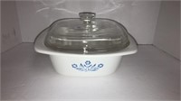 Corning ware cornflower blue Dutch oven with lid