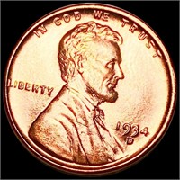 1934-D Lincoln Wheat Penny GEM BU RED