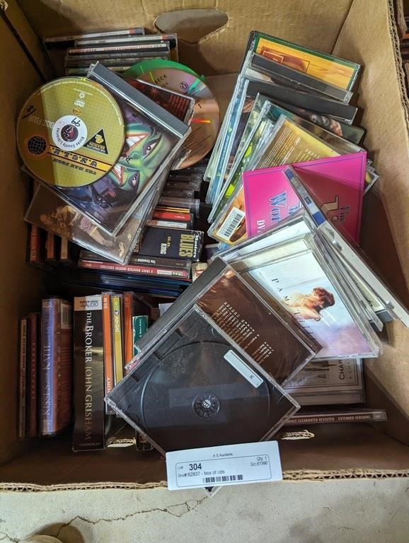 box of cds