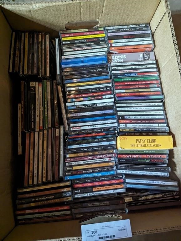 box of cds