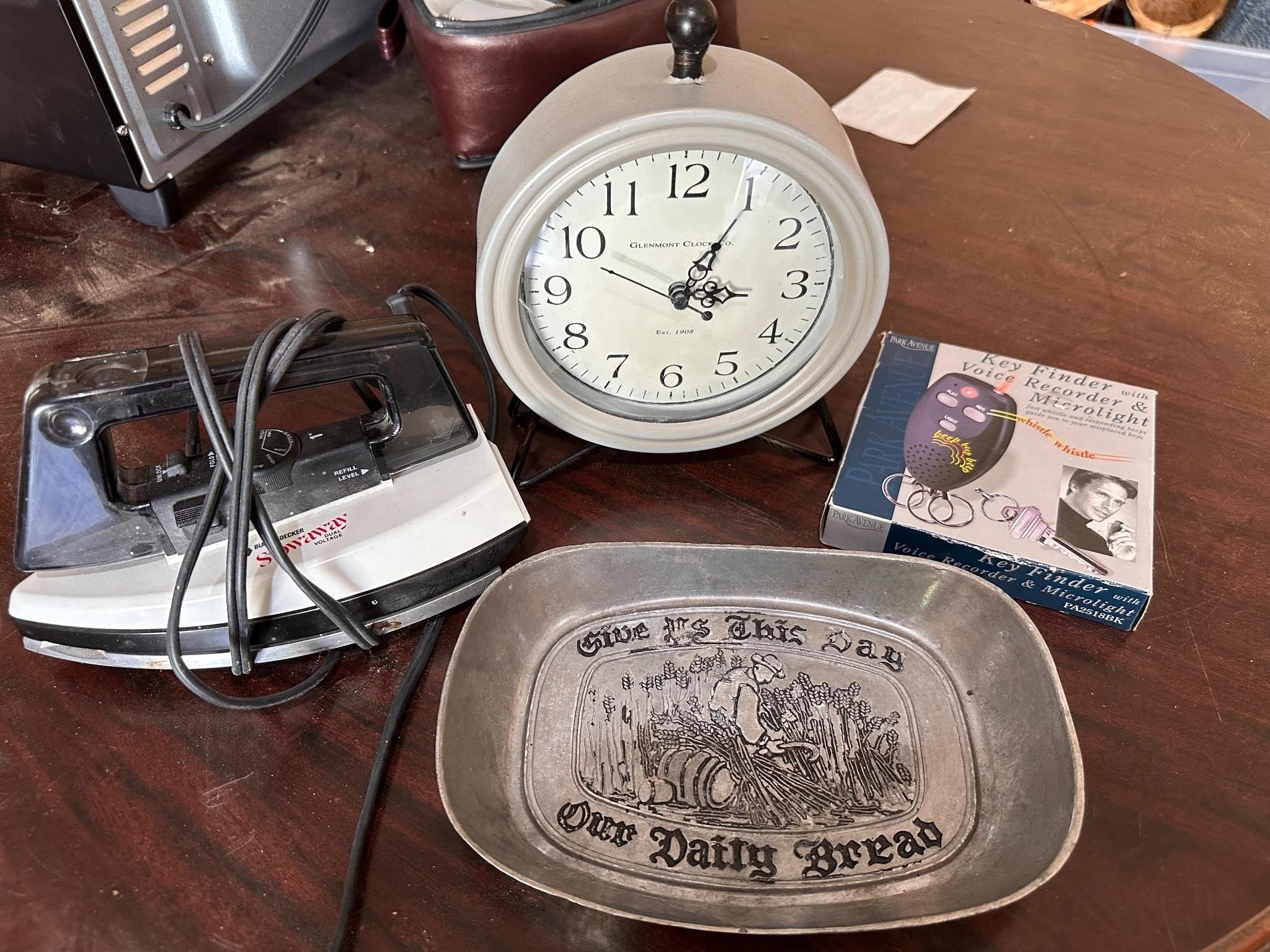 Glenmont Clock, Bread tray, Key finder