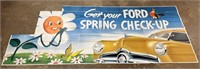 Vintage 19.5'X95" Ford Daisy Broadside ~ Incomplet