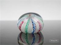 Murano Ribbon Design Glass Paperweight