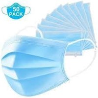 Disposable Masks Blue 50 Pieces