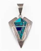 Ray Tracey Knifewing Inlay Pendant