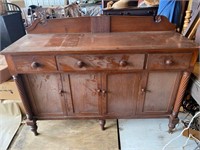 Antique Empire Sideboard/Buffet