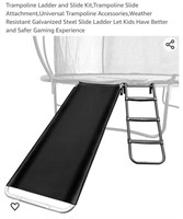 MSRP $58 Trampoline Ladder & Slide Set