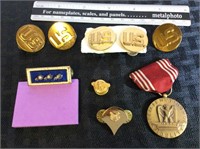 Vintage Military Pins & Ribbons