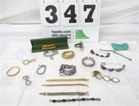 Lot of Vintage Costume Jewelry - Bracelets