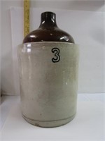 #3 Stone Ware Jug - has some imperfections