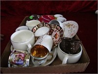 Sets & singles cups & saucers. Very nice!.