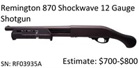 Remington 870 Shockwave 12 GA Shotgun