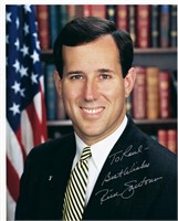 Rick Santorum signed photo