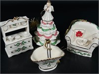 Lenox Porcelain Christmas Tree Ornaments