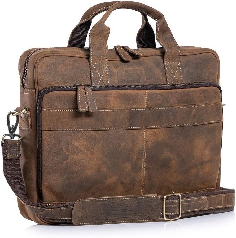 A3599  Komals Passion Leather Briefcase 16-Inch
