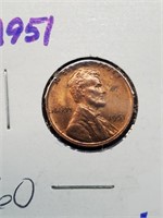 AU 1951 Lincoln Penny