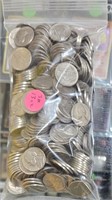 3lb 13oz  Bag Of Unsorted Jefferson Head Nickels