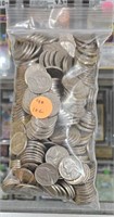 4lb 10oz  Bag Of Unsorted Jefferson Head Nickels
