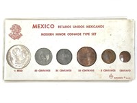 1964 Mexican Coin Type Set