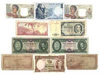 Mid 20th C. Foreign Currency Lot