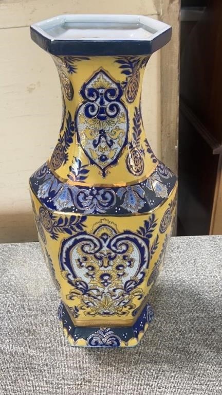 Blue and Gold Vase